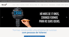 Desktop Screenshot of formascomvisual.com.br