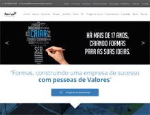 Tablet Screenshot of formascomvisual.com.br